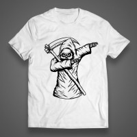 T-shirt "Dabbing skull"