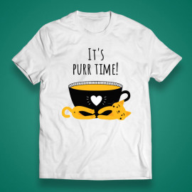 T-shirt "It's Purr time"