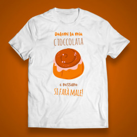 T-shirt "La mia cioccolata"