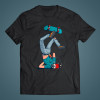 T-shirt "Unlucky skater"